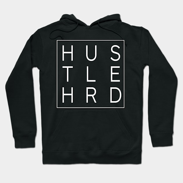 Trendy Hustle Hard Trendy Box Letter Graphic Logo T-Shirt Hoodie by NearlyNow